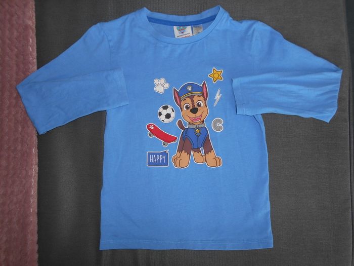 Tee-shirt Pat Patrouille, taille: 122/128 cm (correspond à du 7/8 ans)