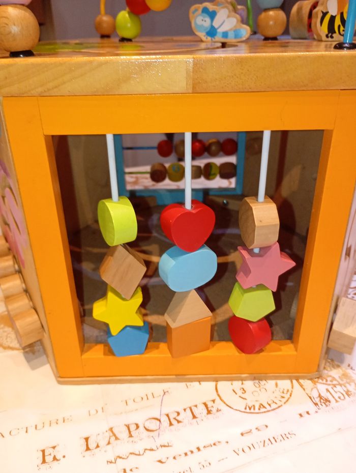 Cube d'éveil en bois - photo numéro 3