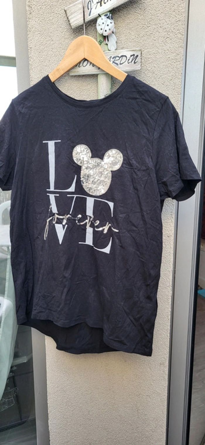 Tshirt noir Disney
