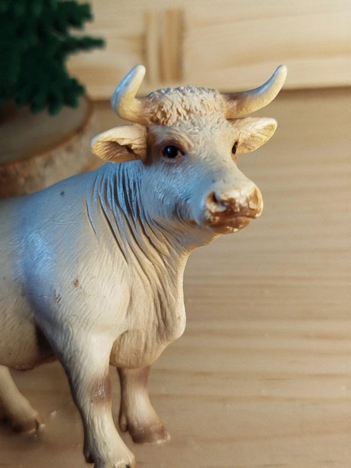 Schleich Vache beige figurine animal de la ferme - photo numéro 4