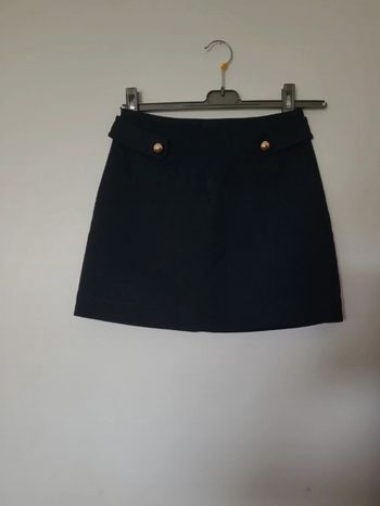 Mini jupe. Bleu marine. H&M. Taille 34