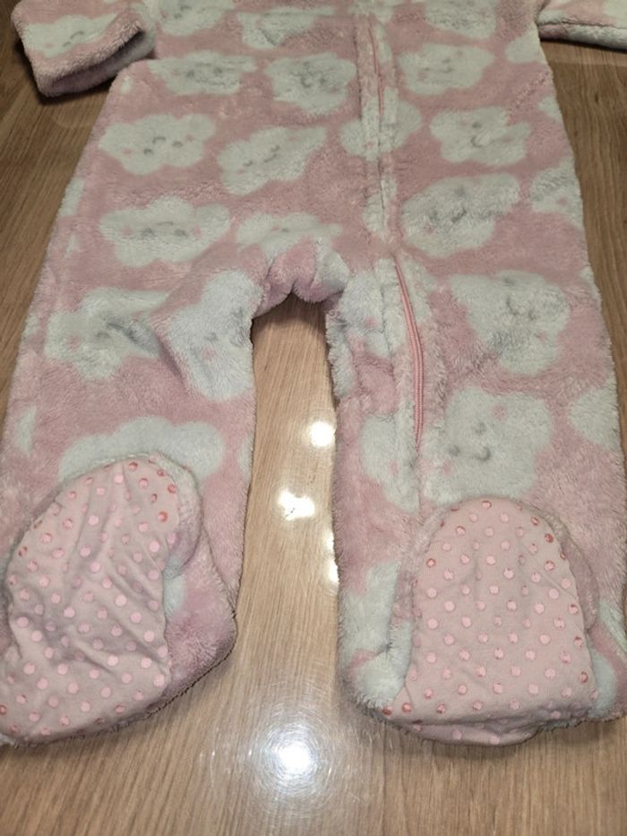 Joli pyjamas / grenouillère en pilou fille 12 mois - photo numéro 4