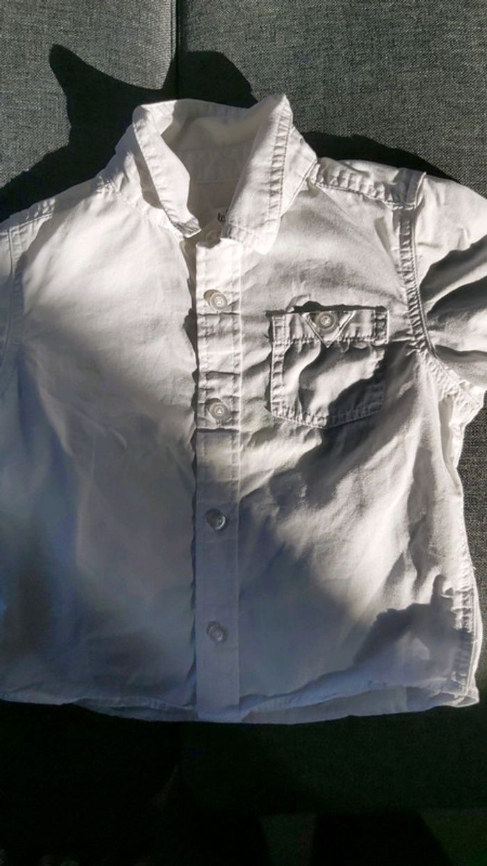 Chemise manche longue 12mois neuf - photo numéro 2