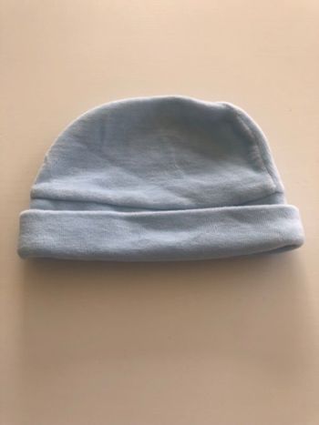 Bonnet naissance en velours ras