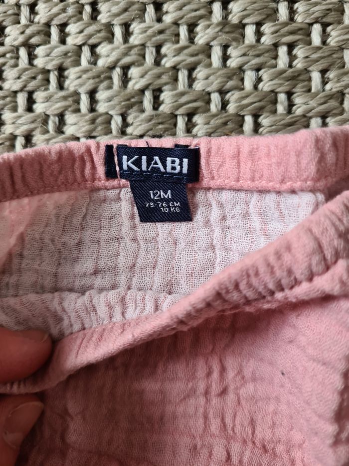 Robe sans manche avec culotte assortie rose poudrée - 12 mois - photo numéro 10