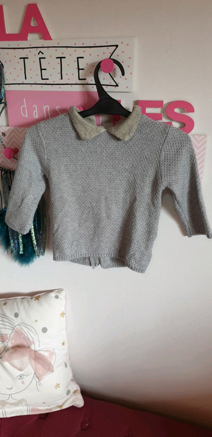 Petit pull col clodine