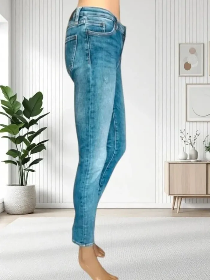 Jean Shool Rag ,coupe skinny ,taille mi-haute ,stretch - photo numéro 4