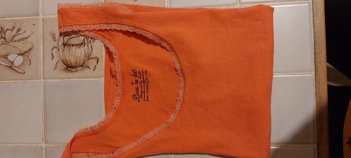 Debardeur femme orange - photo numéro 4