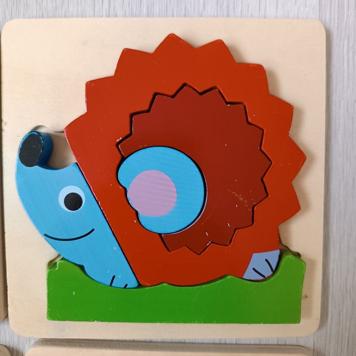 Lot de 4 puzzles ferme en bois 5/6 pièces - photo numéro 3