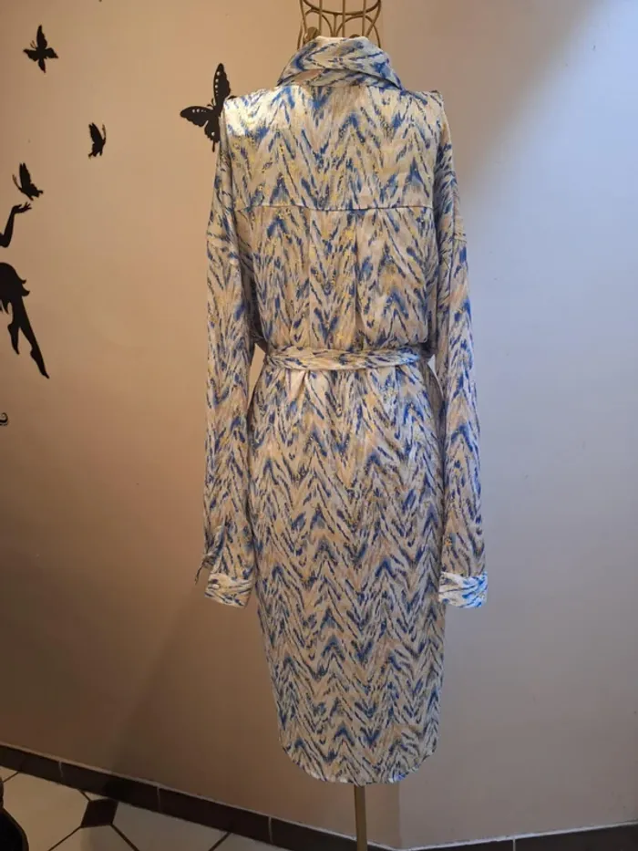 Robe chemise imprimée - photo numéro 4