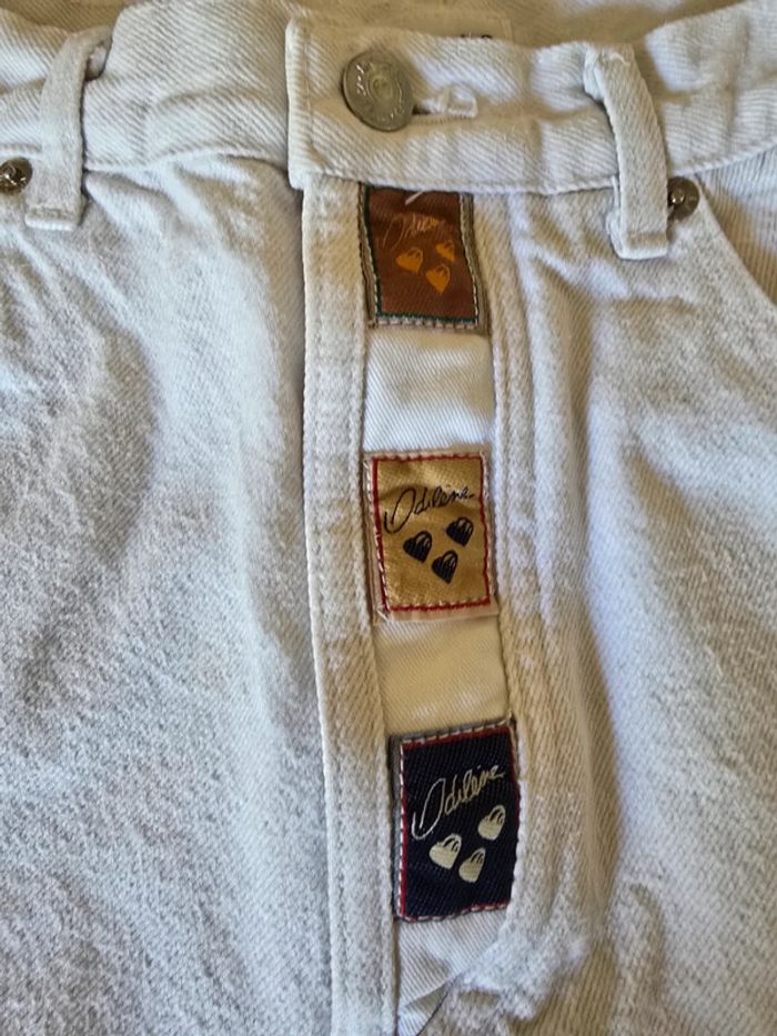 Short en jeans court 🍒Odilène vintage 80🍒taille 32/34 - photo numéro 4
