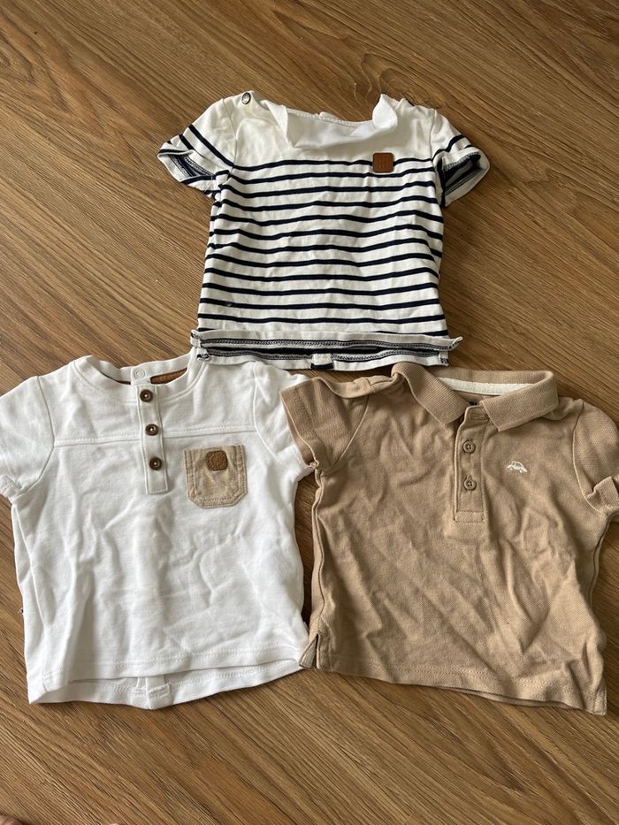 3 t-shirt 3 mois