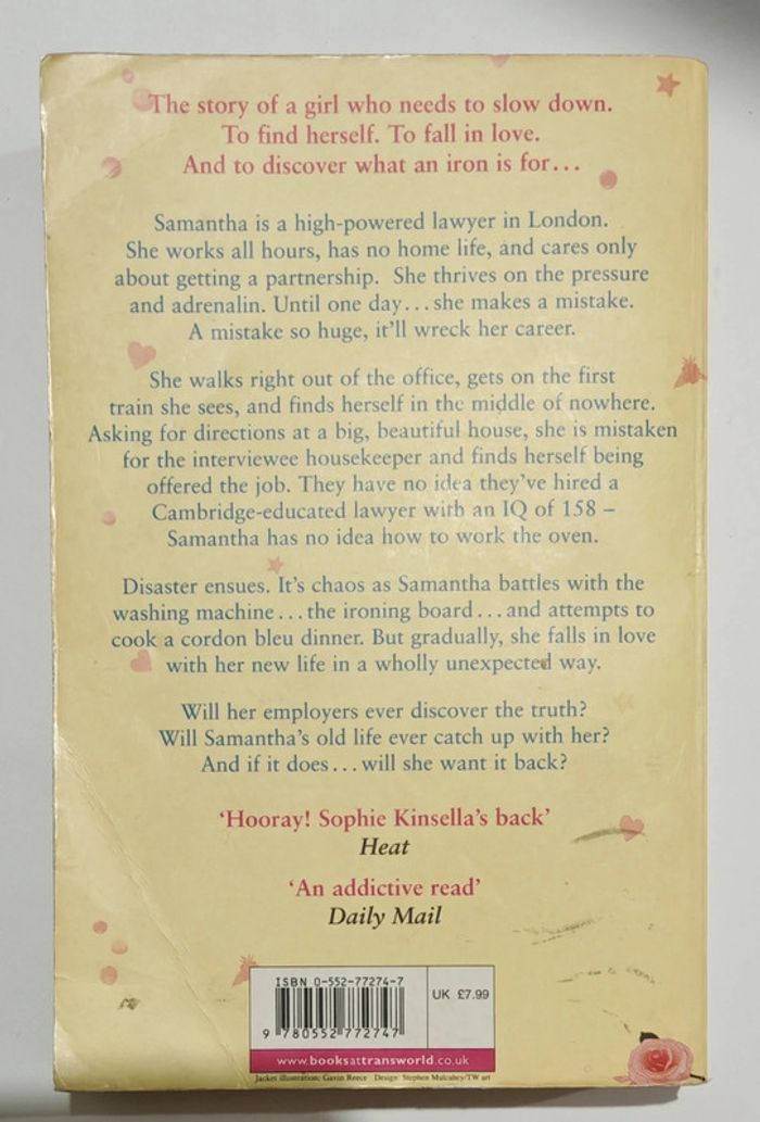 The Undomestic goddess / Sophie Kinsella (english version) - photo numéro 2
