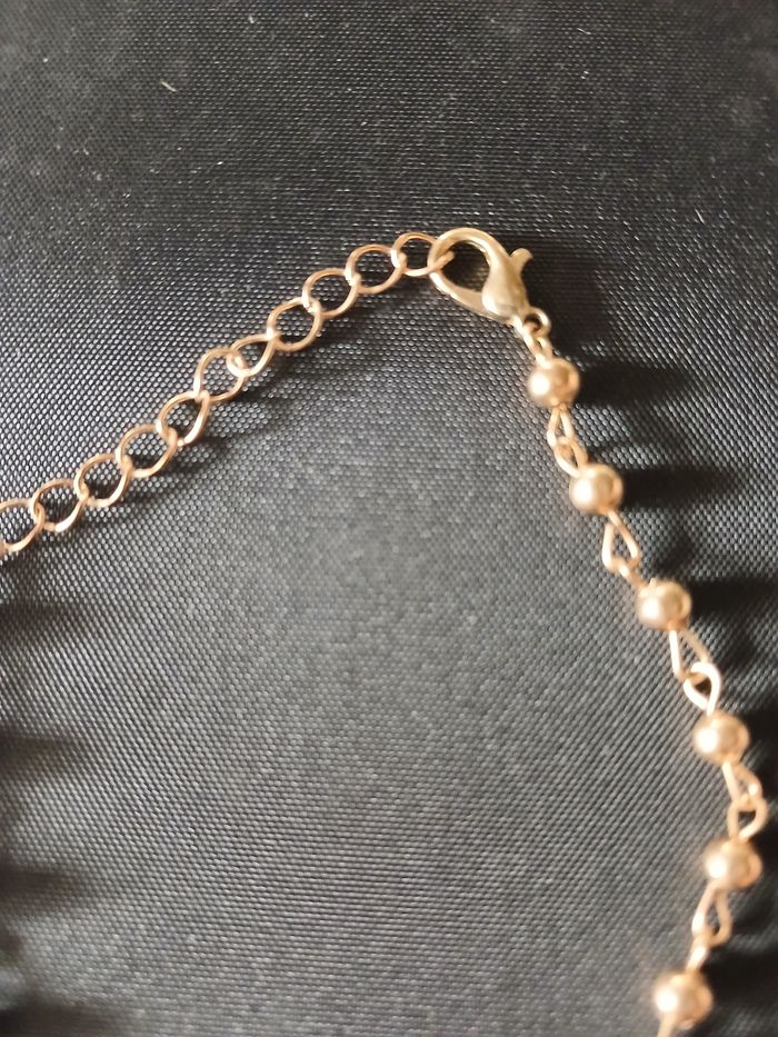 Bracelet doré avec mailles boules - photo numéro 4