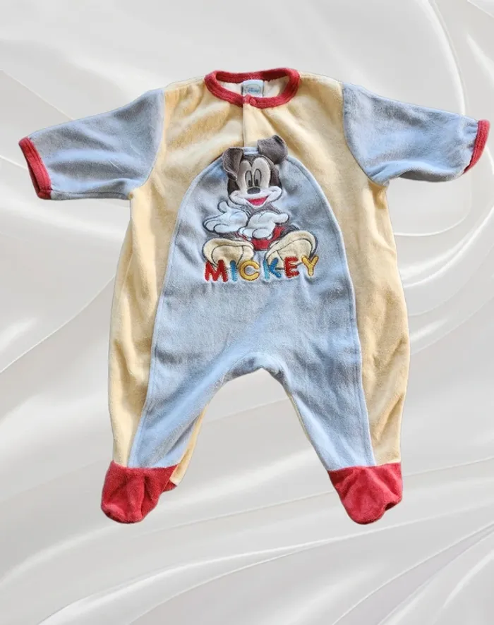 Lot de 2 pyjamas grenouillères garçon 3 mois - photo numéro 2