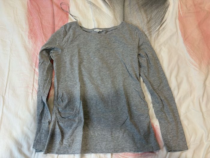 Lot de 4 t-shirt manches longues grossesse - photo numéro 3