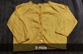 Gilet bébé 9 mois Vertbaudet