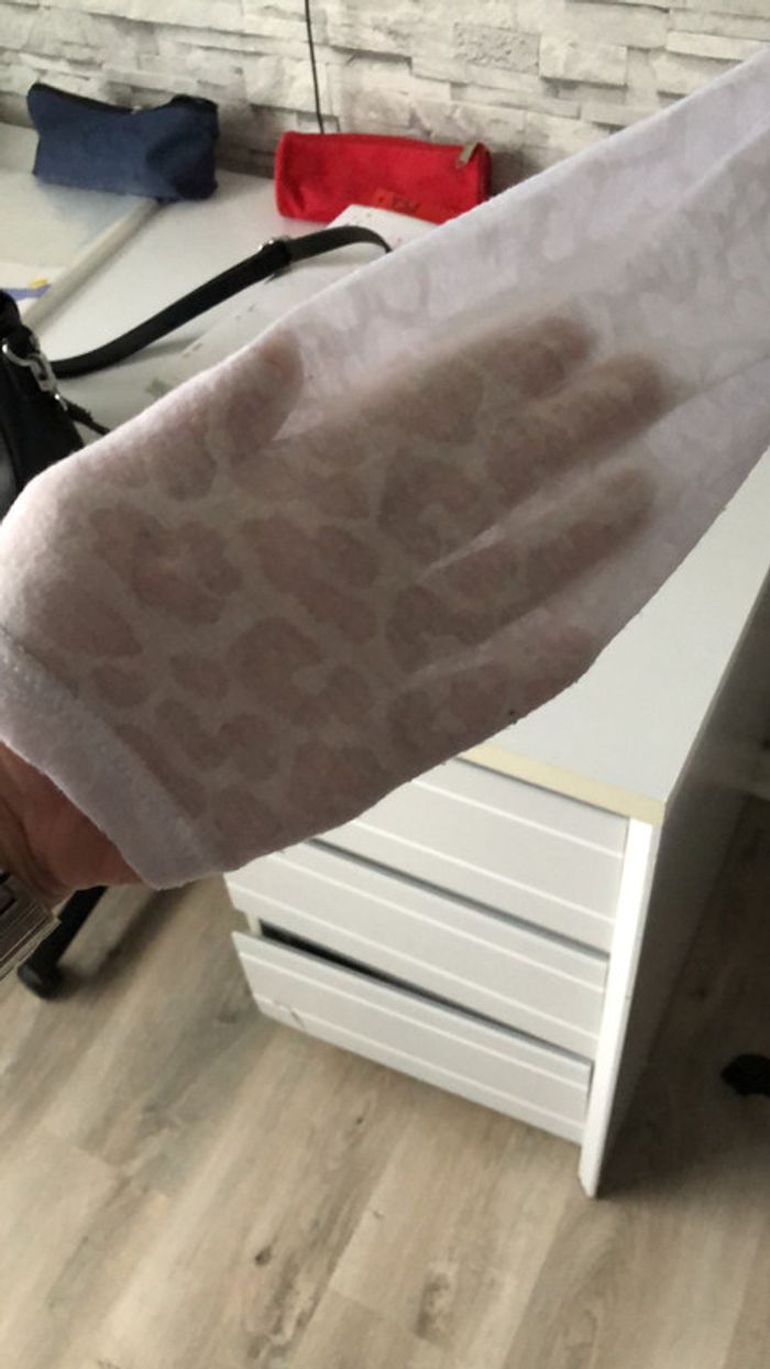 Teeshirt blanc « léopard » - photo numéro 2