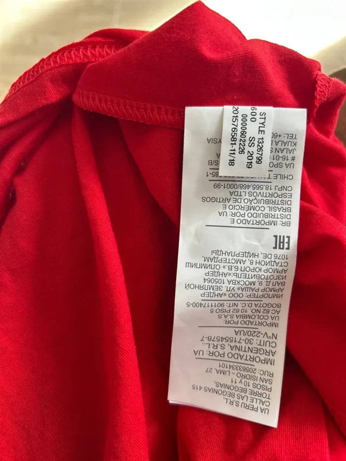 T-shirt rouge Under Armour XL - photo numéro 7