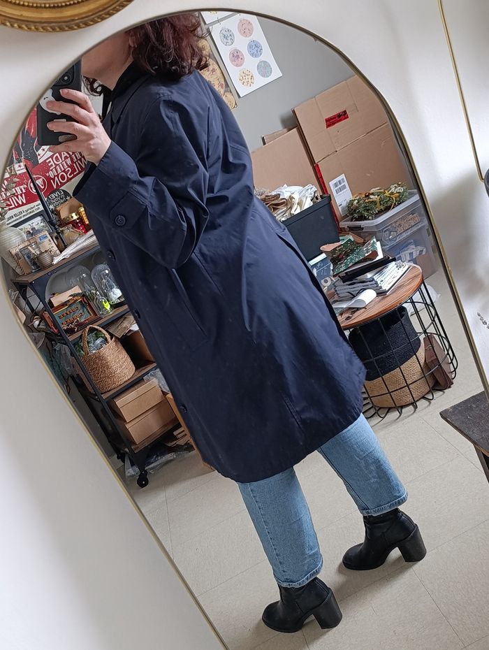 Trench imperméable bleu nuit Gleneagles - photo numéro 3