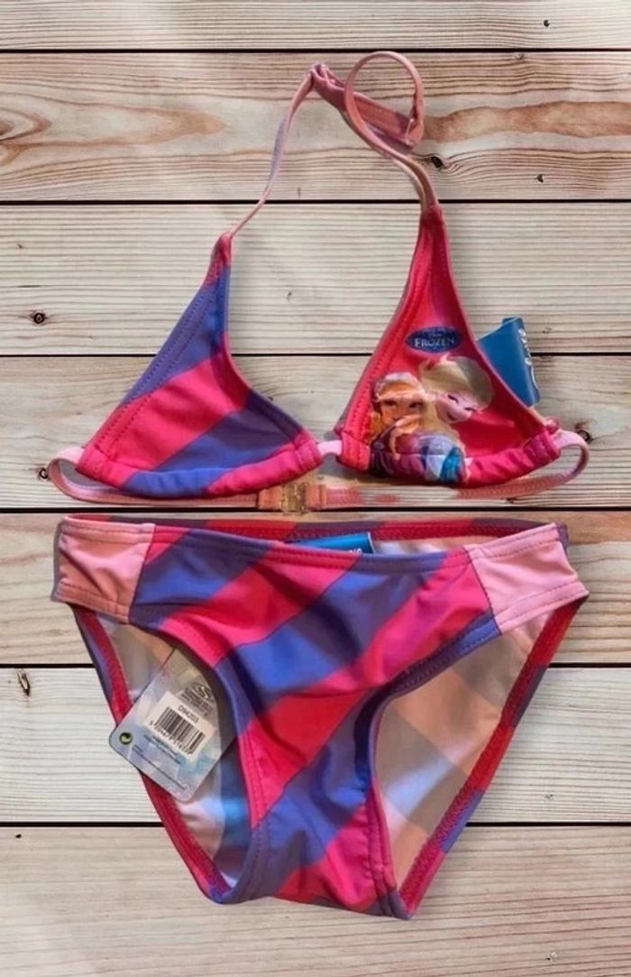 Maillot de bain reine des neiges 2 ans neuf