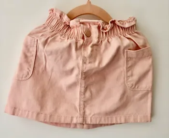 Jupe stretch jean 3 ans neuve rose pale Gemo