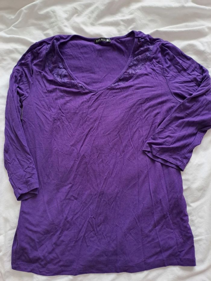T-shirt manches 3/4