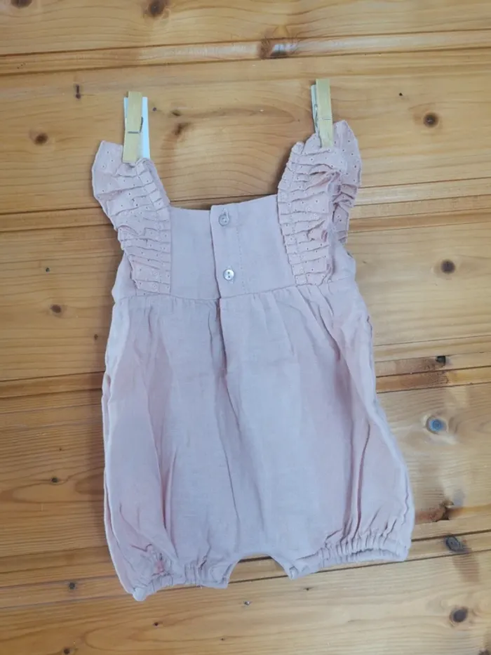 Combi-short rose bébé. - photo numéro 5