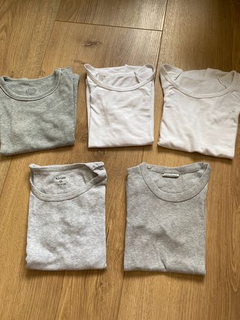 Lot de tricot de peau t-shirt manches courtes