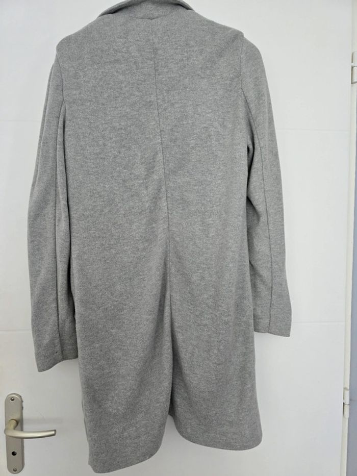 Veste longue grise - photo numéro 4