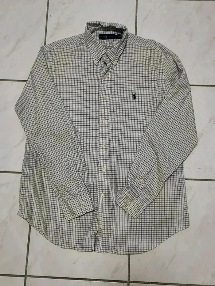 🌟 Chemise Ralph Lauren vintage à carreaux – Élégance intemporelle - photo numéro 3