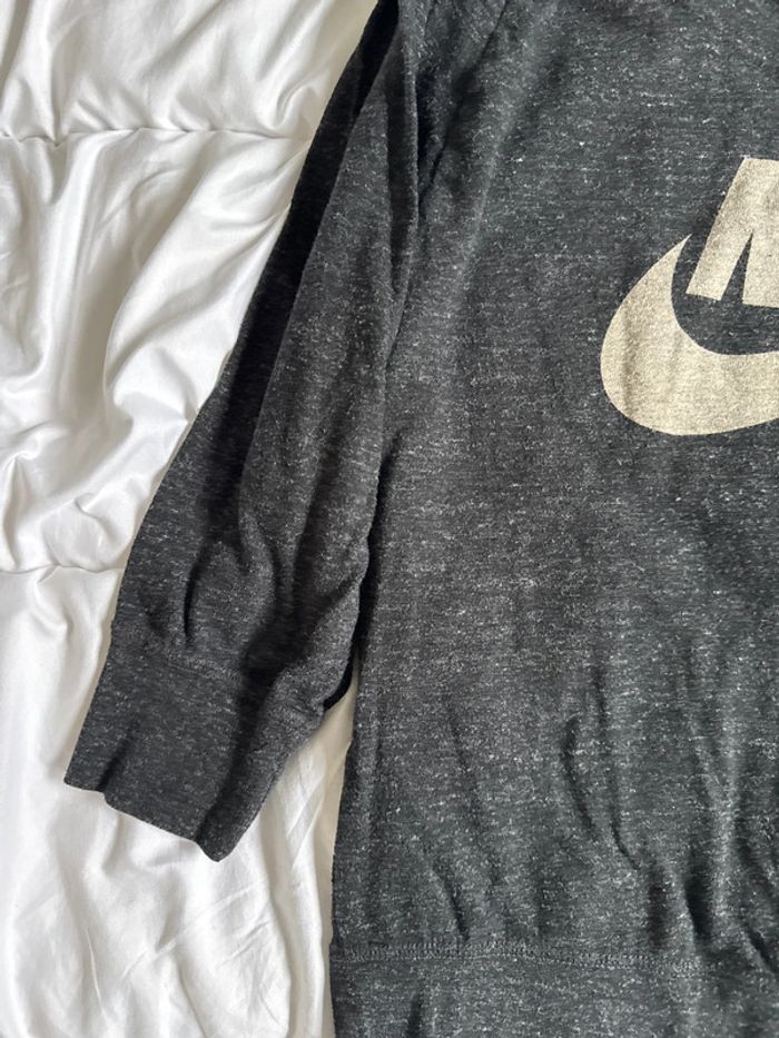 Sweat Nike noir chiné femme - Taille M - photo numéro 3
