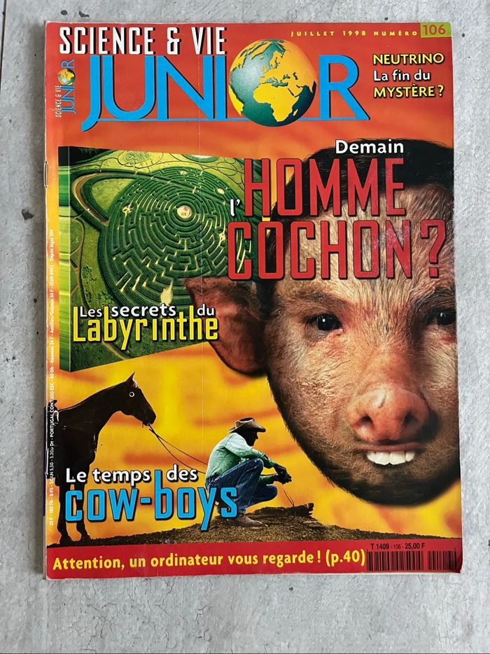 Science et vie junior numéro 105 et 106 - photo numéro 3