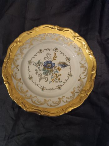 Assiette déco porcelaine Limoges 