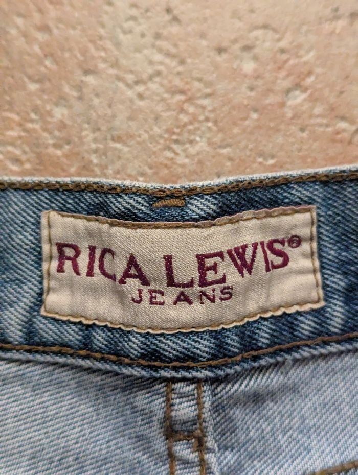 Jean H bleu délavé T38 RICA LEWIS - photo numéro 4