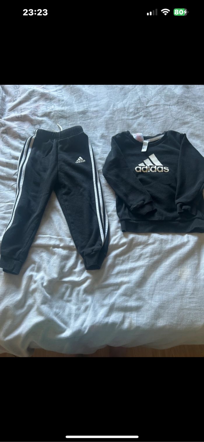 Ensemble pull et pantalon adidas bebe garçon taille 2-3 Ane