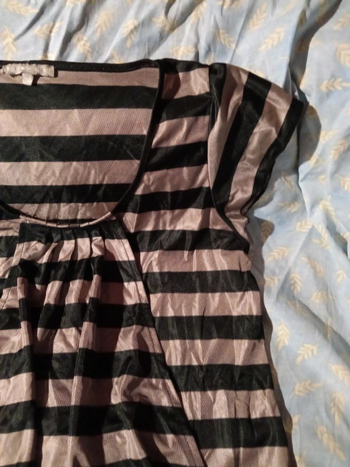 Blouse manche courte col rond - photo numéro 4