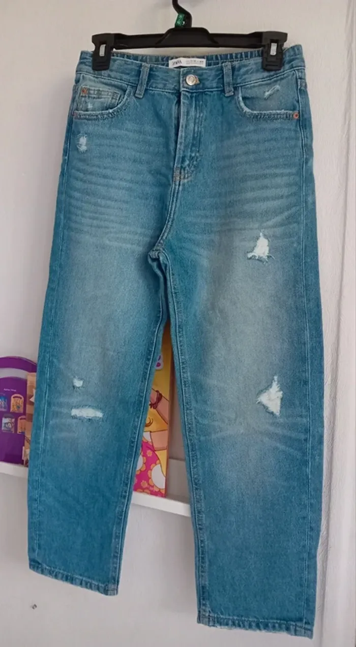 Jean mom fit 13/14ans Zara 💙🌼