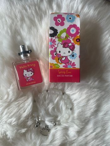 Mini parfum + bracelet hello kitty