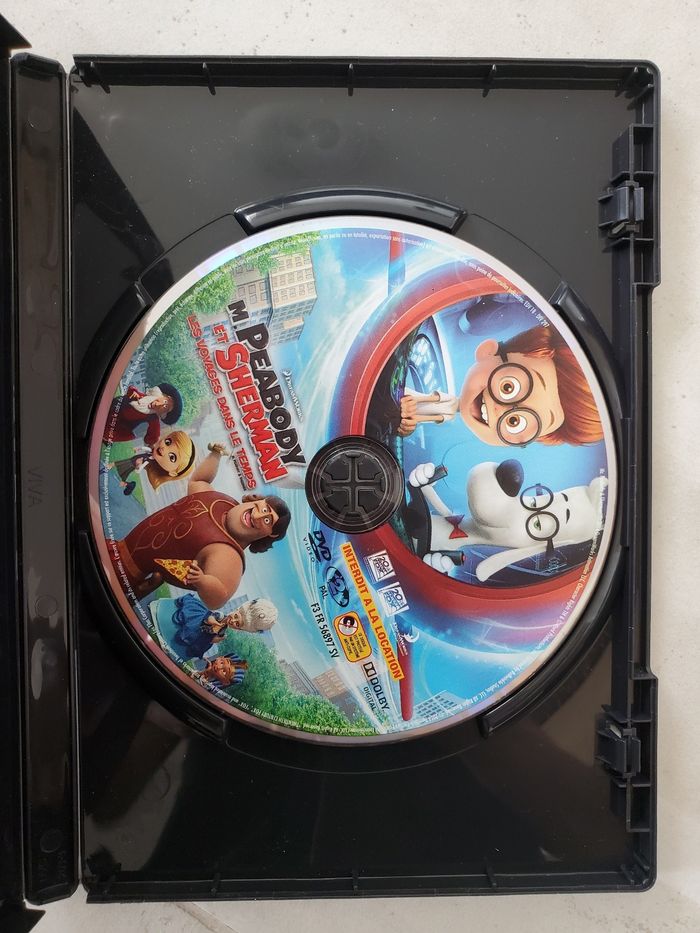 DVD M Peabody et Sherman les voyages dans le temps Dreamworks - photo numéro 2