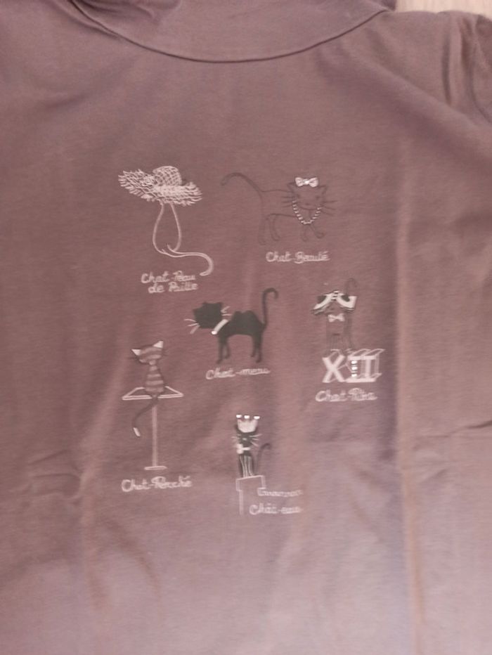 Deux cols roulé en marron sergent major 12 ans et un rayé Lisa rose 12 ans - photo numéro 4