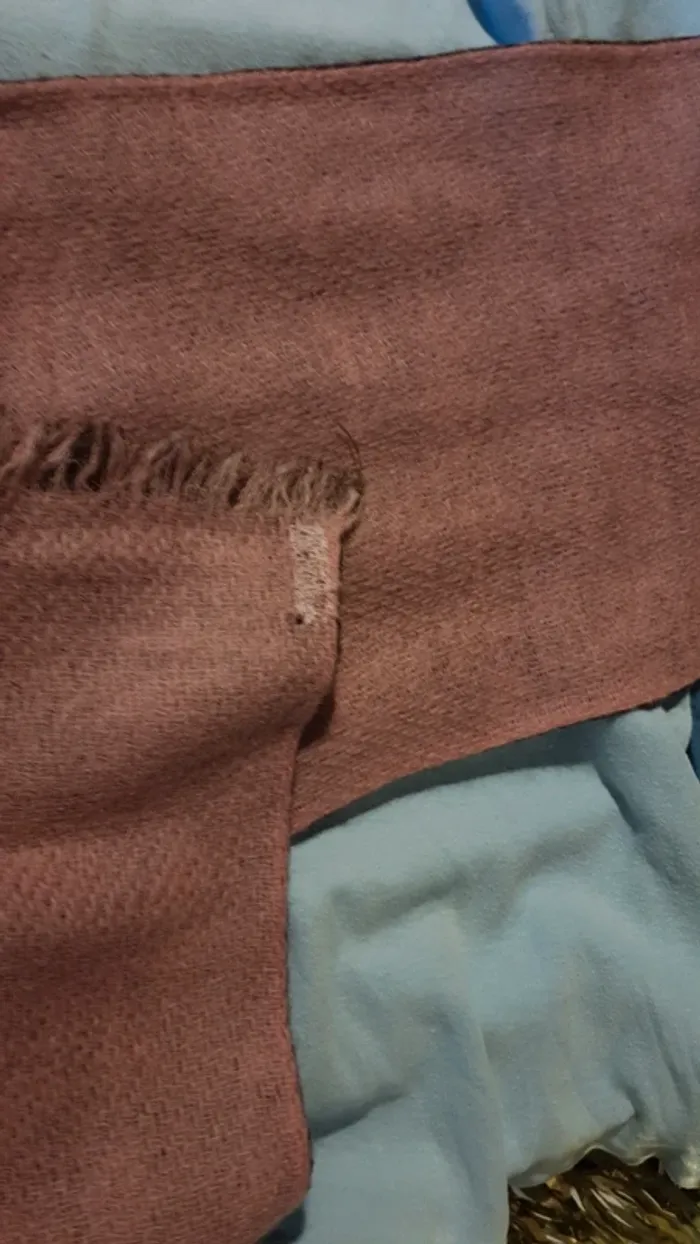 Grande écharpe double face "Coccinelle" - photo numéro 5