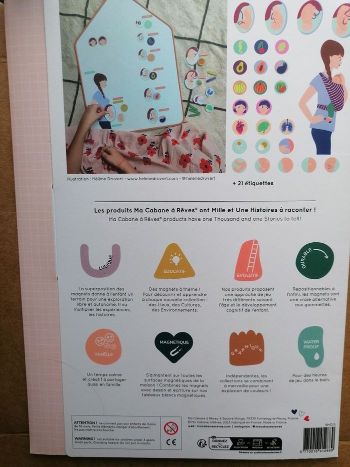 Jeu magnétique 9 mois ma cabane à rêves neuf - photo numéro 3