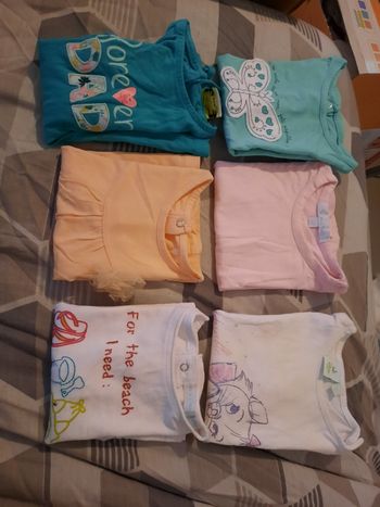 Lot 6 tee-shirt 6 mois
