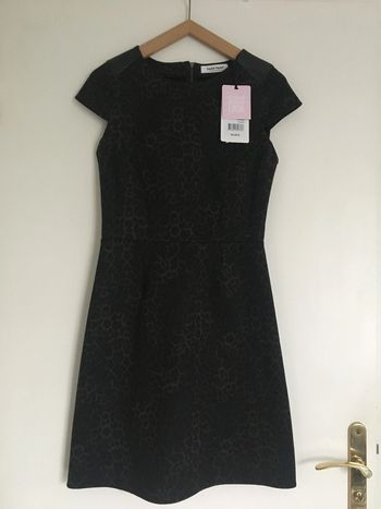 robe motifs léopard naf naf neuve