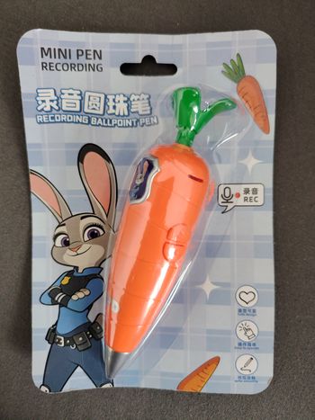 Stylo enregistreur zootopie