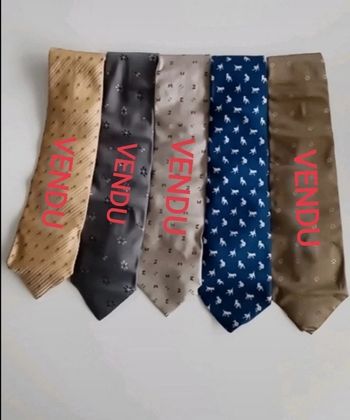 Cravates TEX 100% Soie vendu à l'unité