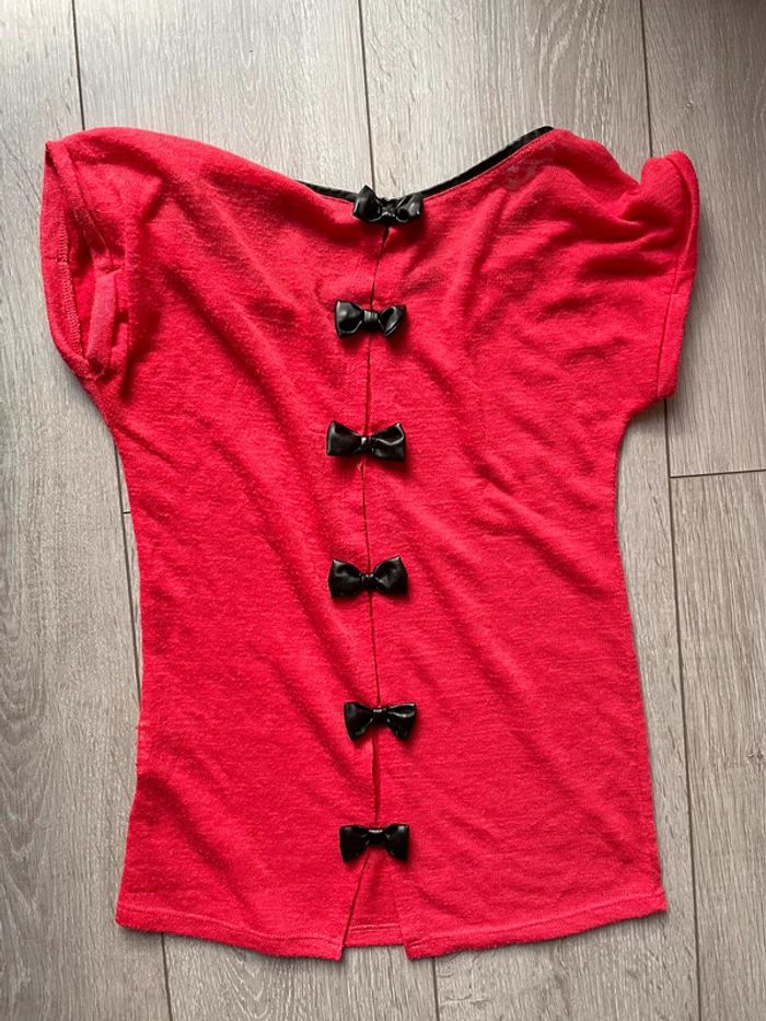 Tee shirt en maille pour femme - photo numéro 2
