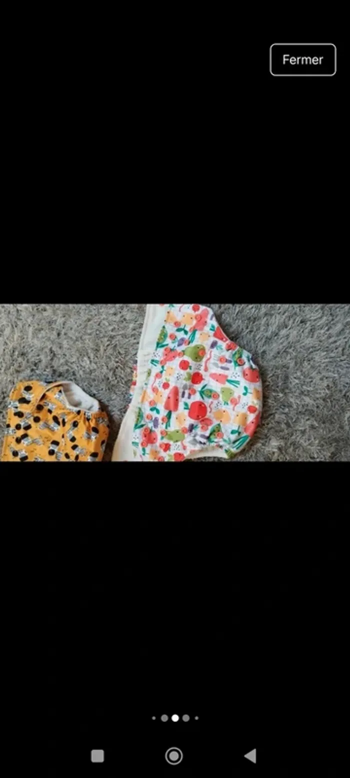 Lot de deux couches lavables et Insert neuve jamais porté - photo numéro 6