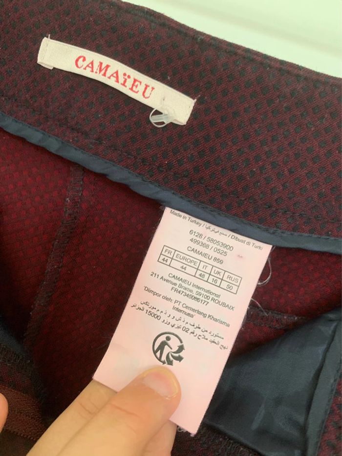 Pantalon jacquard Camaïeu T44 - photo numéro 4